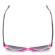 Top View of Vera Bradley Lillian Women's Sunglasses Black Priscilla Pink/Grey Gradient 57 mm