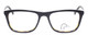 Front View of Ducks Unlimited Labrador Designer Reading Eye Glasses with Custom Cut Powered Lenses in Black Mens Rectangle Full Rim Acetate 54 mm