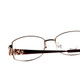 Close Up View of Joan Collins JC9785-GBU Ladies Designer Reading Glasses Gold Burgundy Red 54 mm