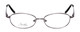 Front View of Joan Collins JC9810-LIL Designer Reading Eye Glasses with Custom Cut Powered Lenses in Lilac Purple Ladies Oval Full Rim Titanium 51 mm