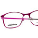 Close Up View of Marie Claire MC6214-PFS Cateye Designer Reading Glasses Purple Fuchsia Pink 54mm