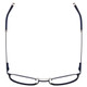 Top View of Marie Claire MC6248-NVY Women Classic Designer Reading Glasses in Navy Blue 49mm