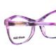 Close Up View of Marie Claire MC6252-PTO Cateye Designer Reading Glasses in Purple Tortoise 53 mm