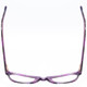 Top View of Marie Claire MC6252-PTO Cateye Designer Reading Glasses in Purple Tortoise 53 mm