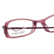 Close Up View of Valerie Spencer VS9122-LIL Cateye Designer Reading Glasses in Lilac Purple 49 mm