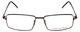 Front View of Porsche Design P8197-D-54mm Titanium Designer Reading EyeGlasses in Satin Purple
