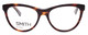 Front View of Smith Optics ARCHWAY Designer Reading Eye Glasses with Custom Cut Powered Lenses in Dark Havana Tortoise Brown Gold Unisex Cateye Full Rim Acetate 51 mm