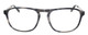 Front View of Eyebobs Schmoozer 609 11 Designer Reading Eye Glasses with Custom Cut Powered Lenses in Grey Tortoise & Gun Metal Unisex Square Full Rim Acetate 51 mm