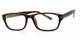 Profile View of Calabria Soho by Vivid 95 Designer Blue Light Blocking Glasses in Dark Tortoise