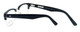 Ernest Hemingway Designer Blue Light Blocking Glasses 4629 Gloss Black & Silver