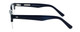 Ernest Hemingway Designer Blue Light Blocking Glasses 4629 Gloss Black & Silver
