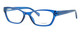 Profile View of Enhance Optical Designer Blue Light Blocking Glasses 3903 in Cobalt Cateye 49mm