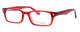 Profile View of Enhance Optical Designer Blue Light Blocking Glasses 3928 Burgundy Ladies 45mm