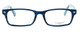 Front View of Enhance Optical Designer Blue Light Blocking Glasses 3928 Deep-Blue Ladies 45mm