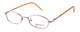 Profile View of Calabria Kids Fit MetalFlex Designer Blue Light Blocking Glasses XX in Pink