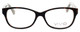 Front View of Calabria Splash SP61 Designer Blue Light Blocking Glasses in Demi-Brown Cateye