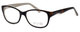 Profile View of Calabria Splash SP61 Designer Blue Light Blocking Glasses in Demi-Brown Cateye