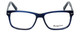 Front View of Esquire Designer Blue Light Blocking Glasses EQ1513 Navy 54mm Unisex Square 54mm