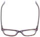 Top View of Vivid Designer Blue Light Blocking Glasses Vivid-878 in Tortoise-Purple 51mm