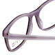 Close Up View of Vivid Designer Blue Light Blocking Glasses Vivid-878 in Tortoise-Purple 51mm