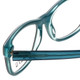 Close Up View of Ecru Designer Blue Light Blocking Glasses Morrison-050 in Tortoise-Blue 51mm