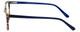 Side View of Marie Claire Designer Blue Light Blocking Glasses MC6246-IST Indigo Stripe 53mm