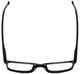 Close Up View of M Readers Designer Blue Light Blocking Glasses 105-SBLK Black 52mm Unisex 52mm