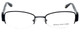 Front View of Jones New York Designer Blue Light Blocking Glasses J459-Black in Black 51mm