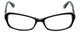 Front View of Corinne McCormack Cateye Progressive Blue Light Glasses Bleecker-BLK Black 53mm