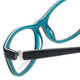 Close Up View of Ana & Luca Designer Progressive Lens Blue Light Glasses Silvia in Tortoise 52mm