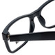 Close Up View of Gotham Style Designer Progressive Lens Blue Light Glasses G229 in Black 60mm