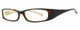 Profile View of Calabria Splash/Vivid 52 Designer Progressive Blue Light Glasses Tortoise Cream