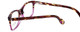 Close Up View of Calabria Splash SP63 Designer Progressive Blue Light Glasses in Tortoise-Pink