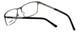 Close Up View of Esquire Designer Progressive Lens Blue Light Glasses EQ1517 Navy 58mm Rectangle