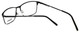 Close Up View of Esquire Designer Progressive Lens Blue Light Glasses EQ1522 in Black 55mm Square
