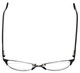 Top View of Corinne McCormack Designer Progressive Blue Light Glasses Gramercy in Black 52mm