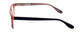 Side View of Ernest Hemingway Progressive Blue Light Glasses H4617 in Matte-Black-Pink 52mm