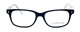 Front View of Ernest Hemingway Progressive Blue Light Glasses H4617 in Matte-Black-White 52mm