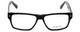 Big&Tall Designer Progressive Blue Light Glasses 13 Black Crystal Acetate 58mm