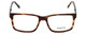 Front View of Big&Tall Designer Progressive Blue Light Glasses 14 in Demi Tortoise Brown 58mm