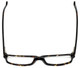 Top View of Big&Tall Designer Progressive Blue Light Glasses 3 in Dark Tortoise Acetate 60mm