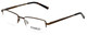 Profile View of Outdoor Life Designer Progressive Blue Light Glasses OL825M-183 in Brown 53mm