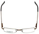 Top View of Outdoor Life Designer Progressive Blue Light Glasses OL825M-183 in Brown 53mm