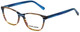 Profile View of Marie Claire Progressive Blue Light Glasses MC6245-IST Indigo Stripe Square 52mm