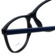 Close Up View of Metro Progressive Blue Light Glasses Metro-35-Black-Navy in Matt Black Navy 53mm