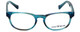 Front View of Lucky Brand Designer Progressive Blue Light Glasses Dynamo-Aqua in Aqua 45mm