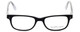 Front View of Ernest Hemingway Designer Progressive Blue Light Glasses H4617 Black-Clear 48mm