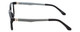 Side View of Enhance Kids Progressive Blue Light Glasses EN4118 48mm Glossy Matte Black/Grey