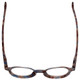 Top View of Calabria Elite Progressive Blue Light Glasses Round R207 46mm Demi Tortoise Blue