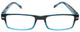 Front View of Calabria Jordan 2 Square Designer Progressive Blue Light Glasses 50 mm Rad Blue
